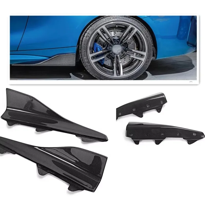 

100% Fitment Carbon Fiber Side Skirt for F87 M2 2014-2018 M2C 2019 M Performance Side Skirt