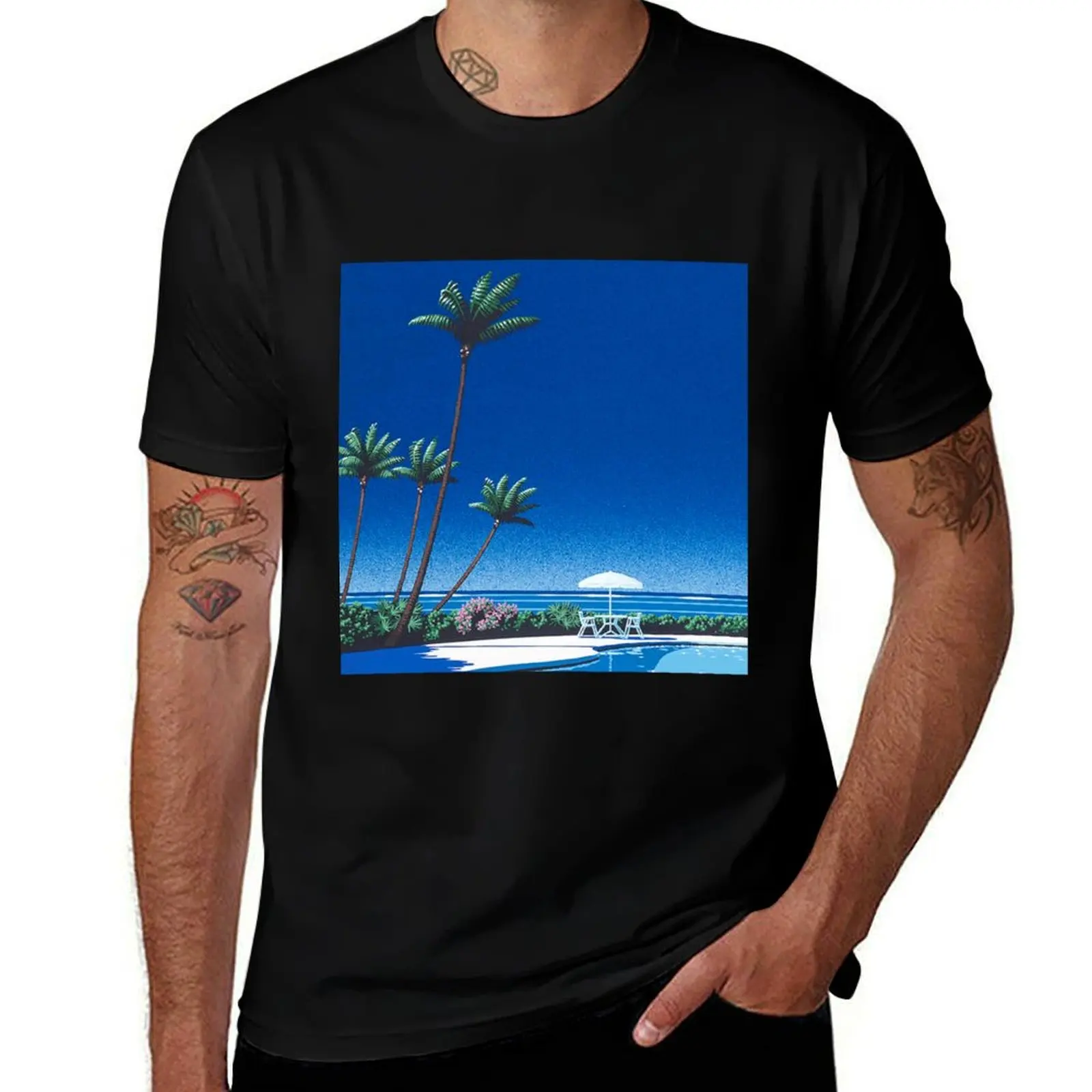 

Hiroshi Nagai T-Shirt anime tshirt g man t shirts for men man t shirt cotton T-shirt