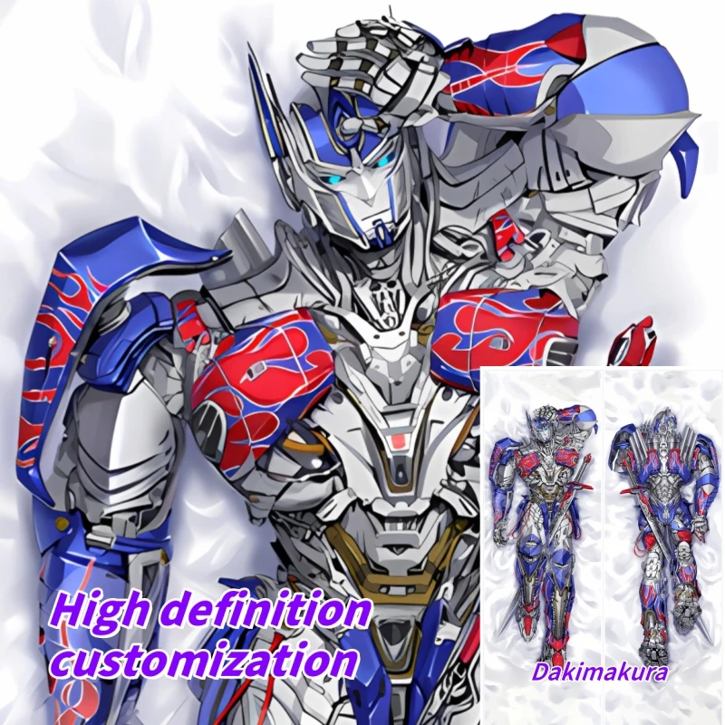 Dakimakura Anime Pillow Case Optimus Prime‌ Double-sided Print Of Life-size Body Pillowcase Gifts Can be Customized