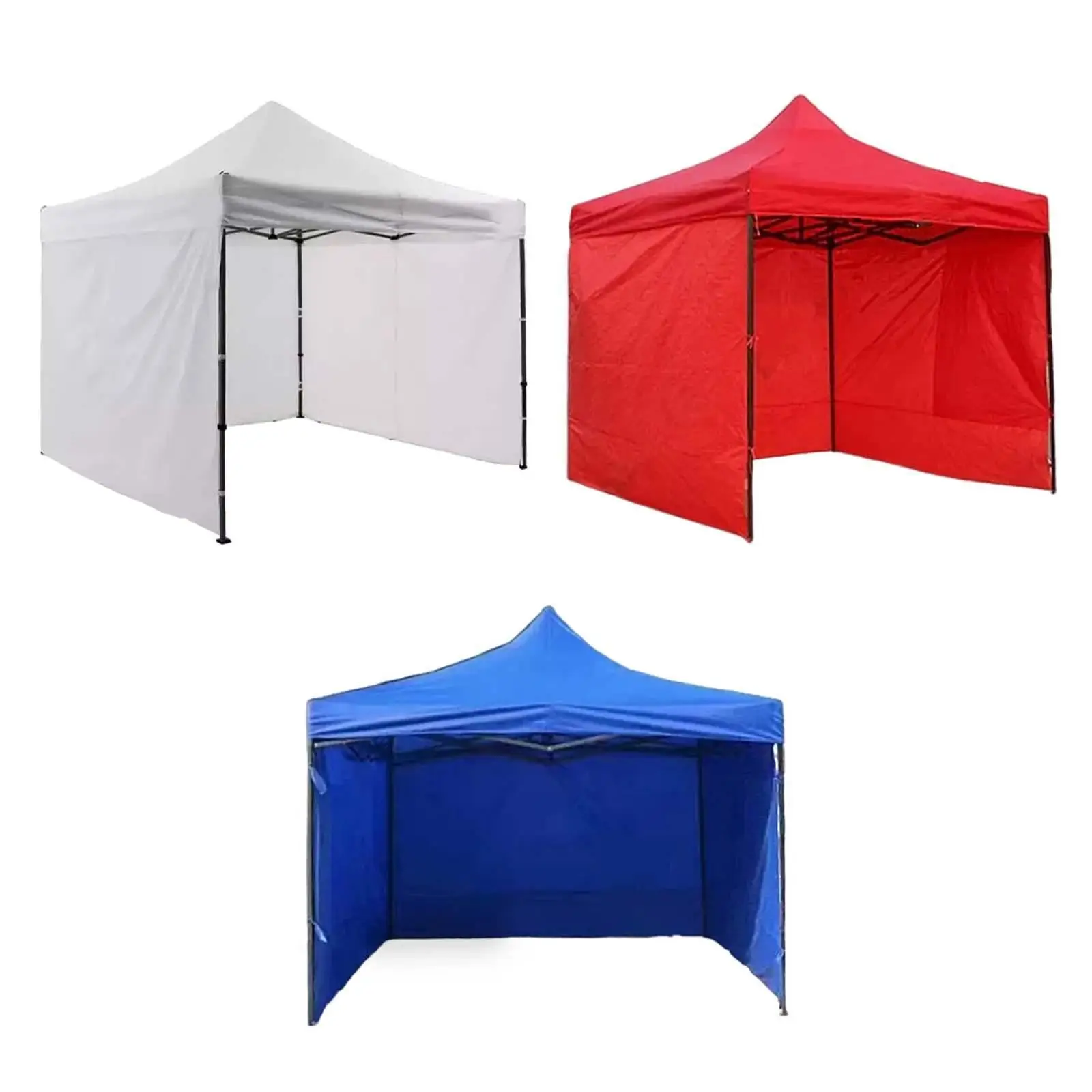 Canopy Cover with Sidewalls Tarpaulin Tent Top Cover for Picnic Patio Party