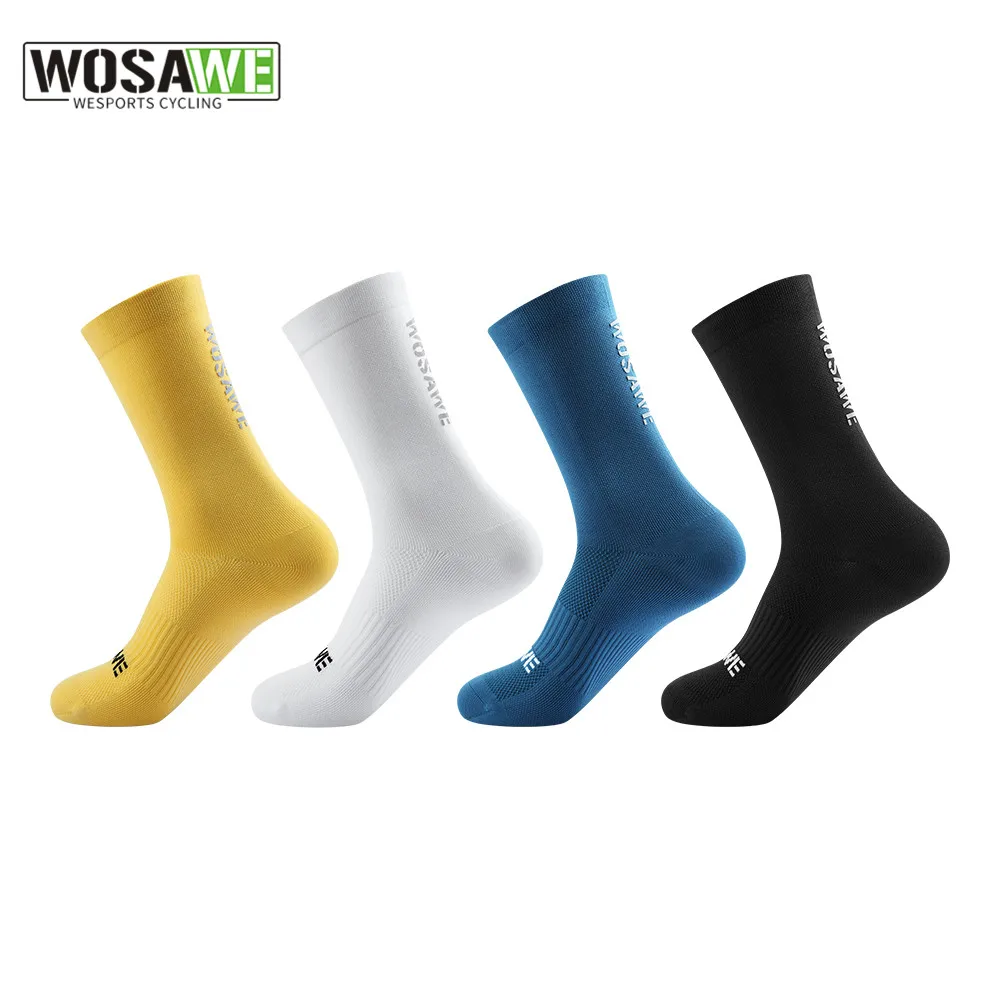 WOSAWE Professional Cycling Socks Compression Socks Breathable Men's And Women's Sports Running Basketball Socks