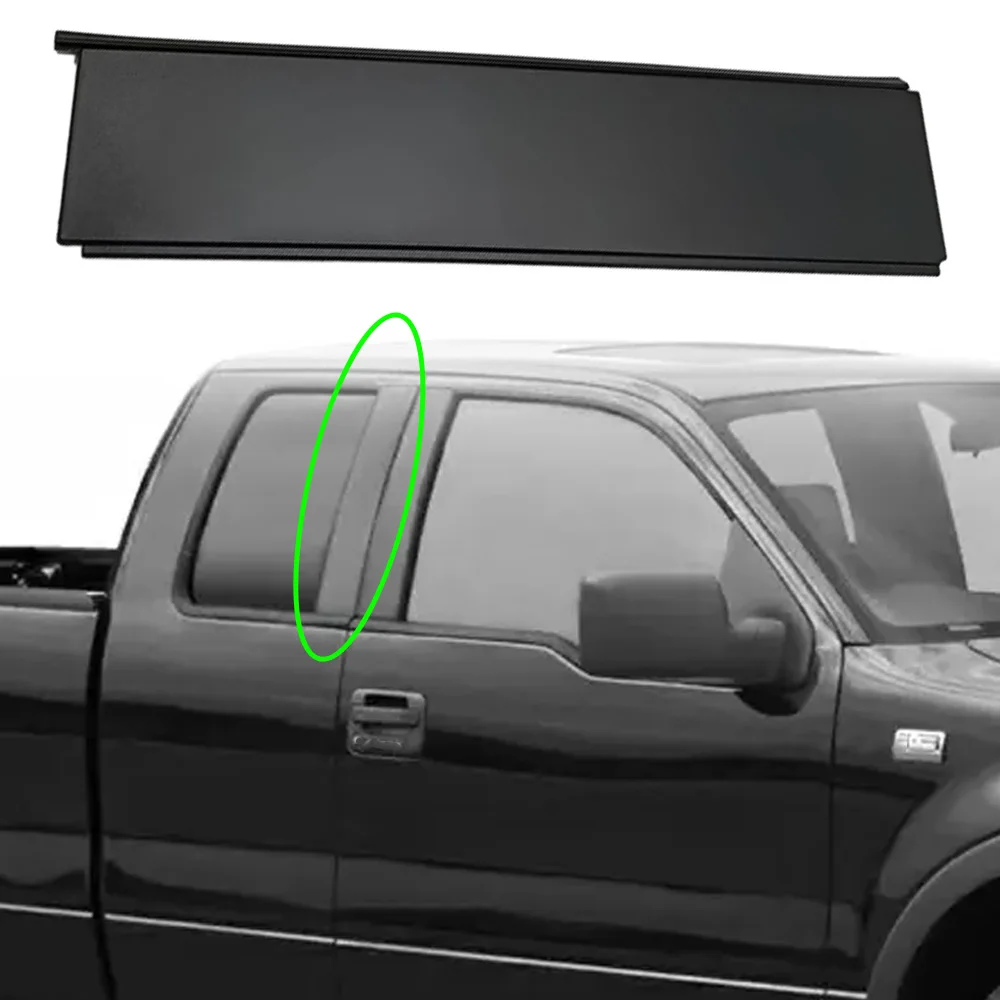 

Door B-Pillar Molding Plastic Matte Black 6L3Z-1520555-AA 6L3Z1520555AA Fit For Ford F-150 2006 2007 2008-2014