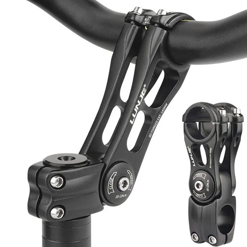 

1pc Mountain Bike Adjustable Stem Height Increaser Bicycle Aluminum Alloy Stem Cycling Handlebar Power Accessories MTB Parts