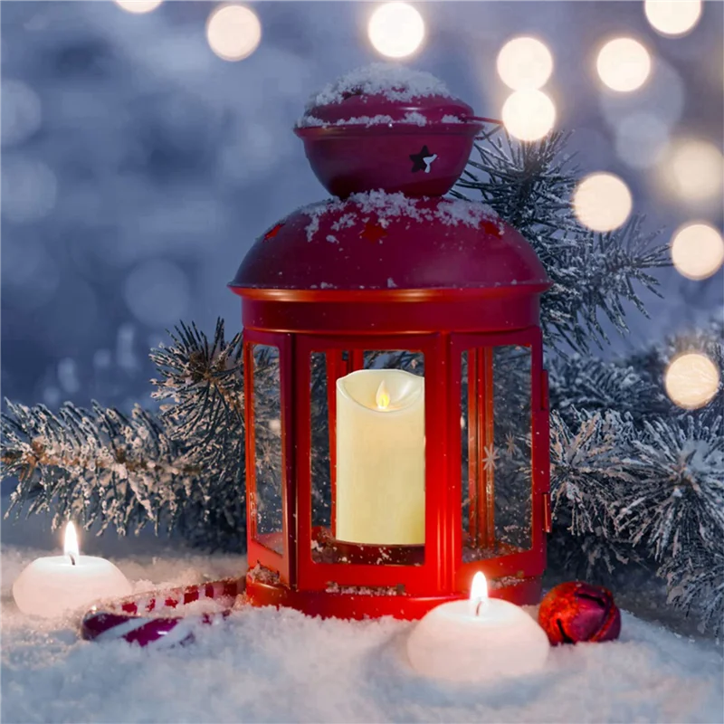 

ABUP-2X Flickering Flameless Candles Battery Operated With Remote Control And Timer, 3X6 Inch For Indoor Outdoor Decoration