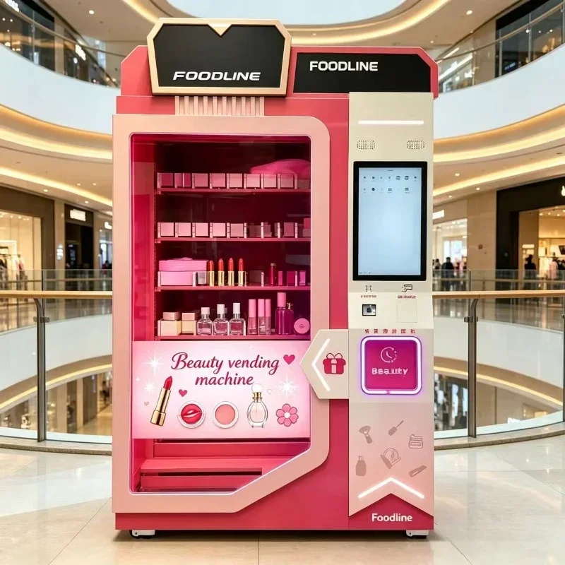 FL High Capacity Beauty Vending Machine Cosmetics False Lashes Nail Art Automatic Self‑service Vending Machine For Shop