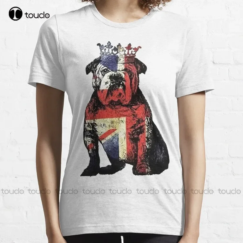 Queens Platinum Jubilee Dog Flag Trending T-Shirt Black Tshirts Funny Art Harajuku Streetwear Cartoon Tee Xs-5Xl Custom Gift New