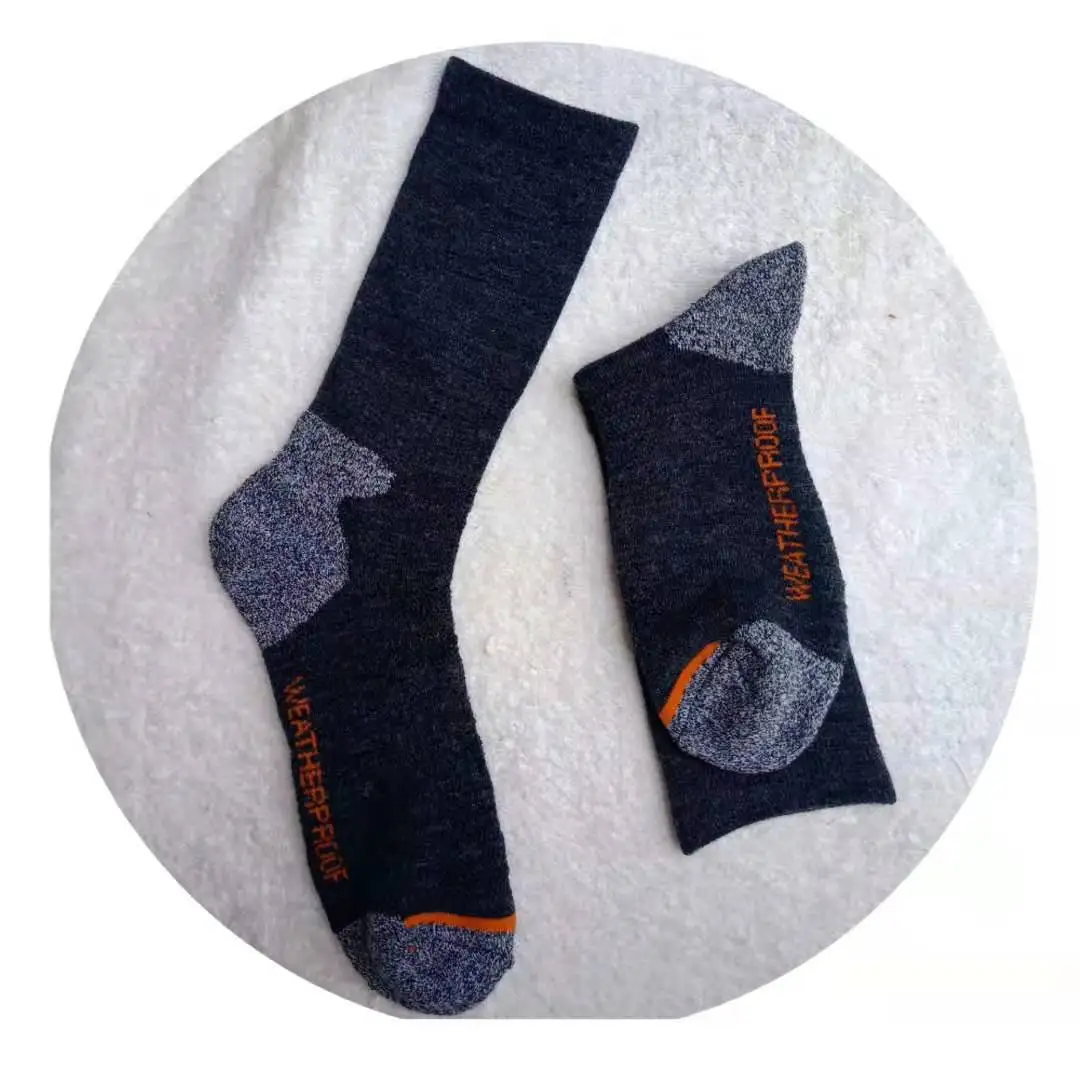 

3 пары носков из мериносовой шерсти, мужские шерстяные походные носки, мягкие теплые зимние повседневные влагоотводящие носки для экипажа в помещении и на открытом воздухе