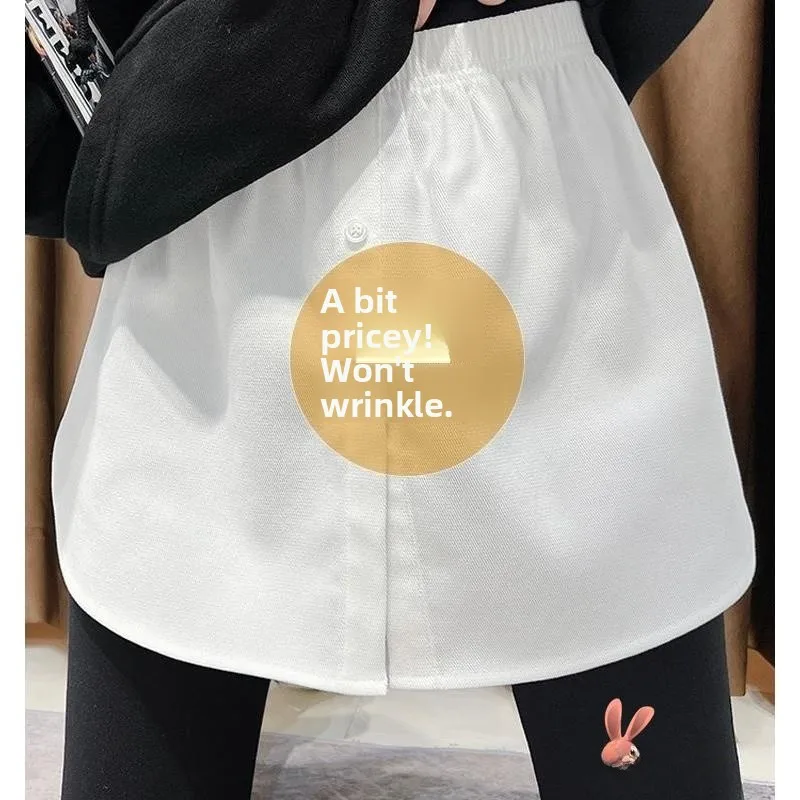 

Женская юбка-шорты с имитацией воротника, имитация свитера, внутренний слой, базовый слой, весна-осень, брюки, юбка А-силуэта, полиэстер...