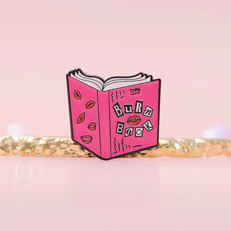Mean Girls Enamel Pins Custom Funny Campus Youth Movie Brooches Accessories You Can\'t Sit With Us Lapel Shirt Badge Jewelry Gift