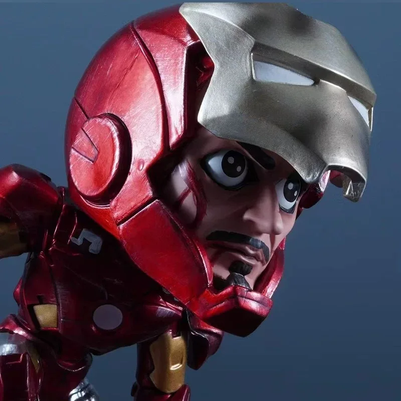 13 سنتيمتر/5.1in أنيمي المنتقمون الشكل الركوع الرجل الحديدي عمل أرقام بولي كلوريد الفينيل تمثال جمع نموذج اللعب الهدايا