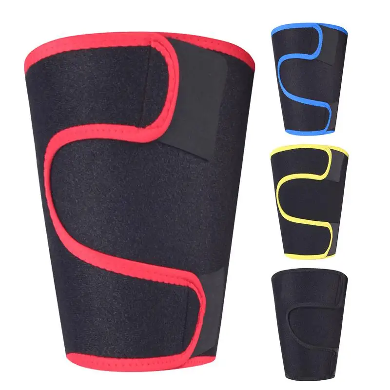 Thigh Brace Hamstring Compression Sleeve Thigh Wrap Men Women Compression Support Pain Relief Thigh Support Breathable Pads