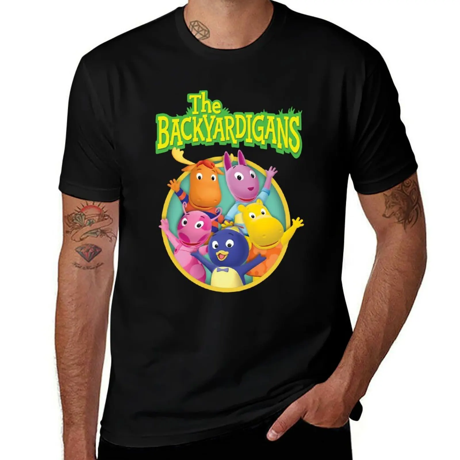 

The Backyardigans T-Shirt Active Sports Short Sleeve Cotton Shirt