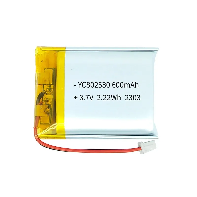 buy more will cheap Polymer lithium battery 802530 600mAh 3.7V bluetooth speaker locator ambient light battery