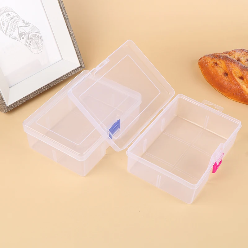 Transparent Component Screw Storage Box Jewelry Display Practical Tool Box Plastic Container Box Tool Case Screw Sewing Box