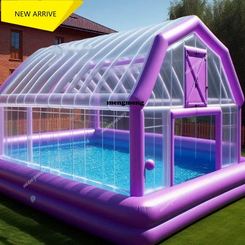 M138 ized Commercial Inflatable Sofa Pools For Water Park Portable  With Tent For Backyard Party