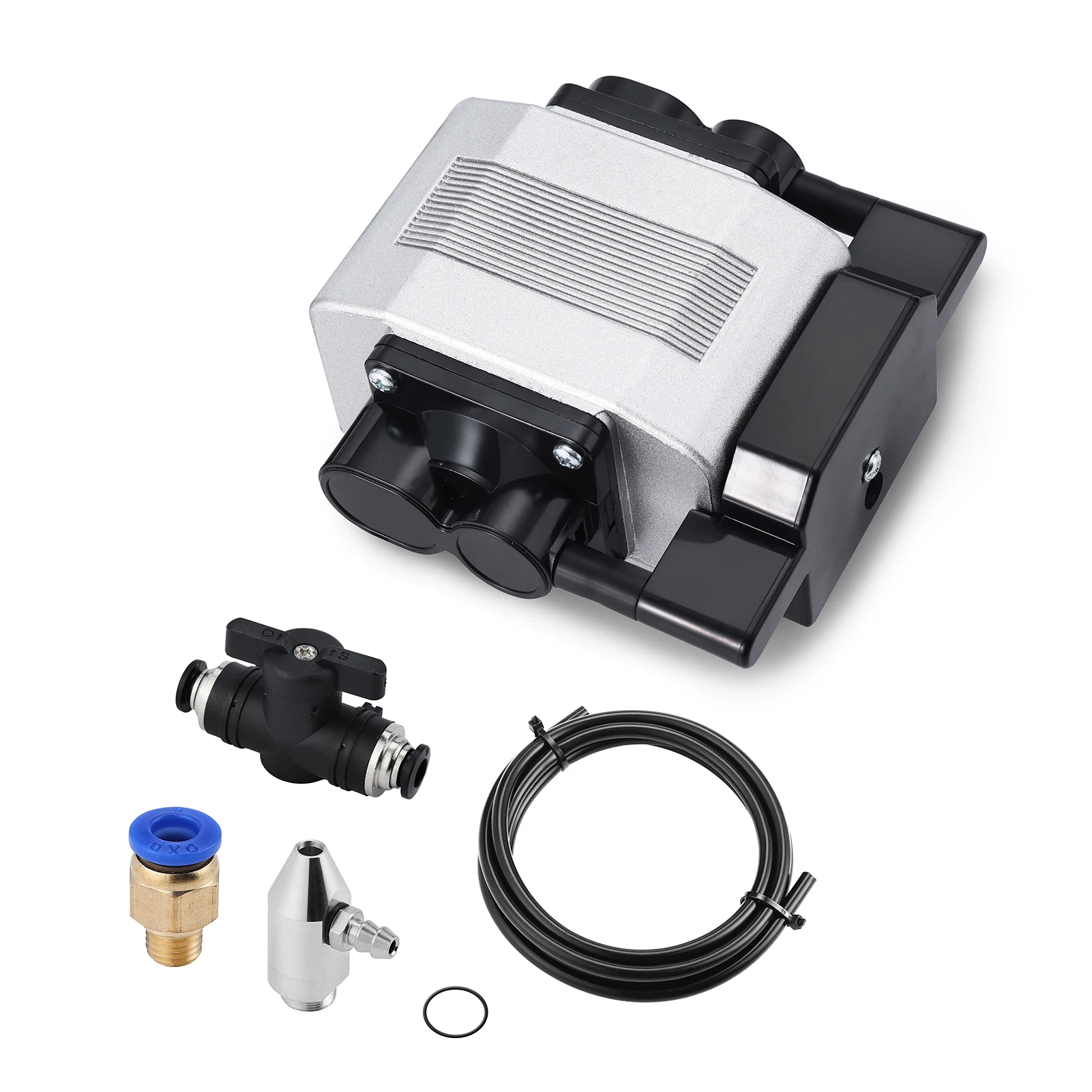 LONGER Air Assist Kit for RAY5 20W Laser Engraver 30L/Min Large Airflow 0.03MPa Low Noise Air Assist Pump for CNC Cutter Laser