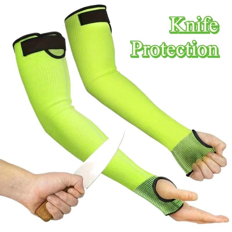 Damage Proof Cut Resistant HPPE Oversleeves Daily Outdoor Working Anti-Cutting Safety Long Gloves Household Cleaning Accessories - view 2