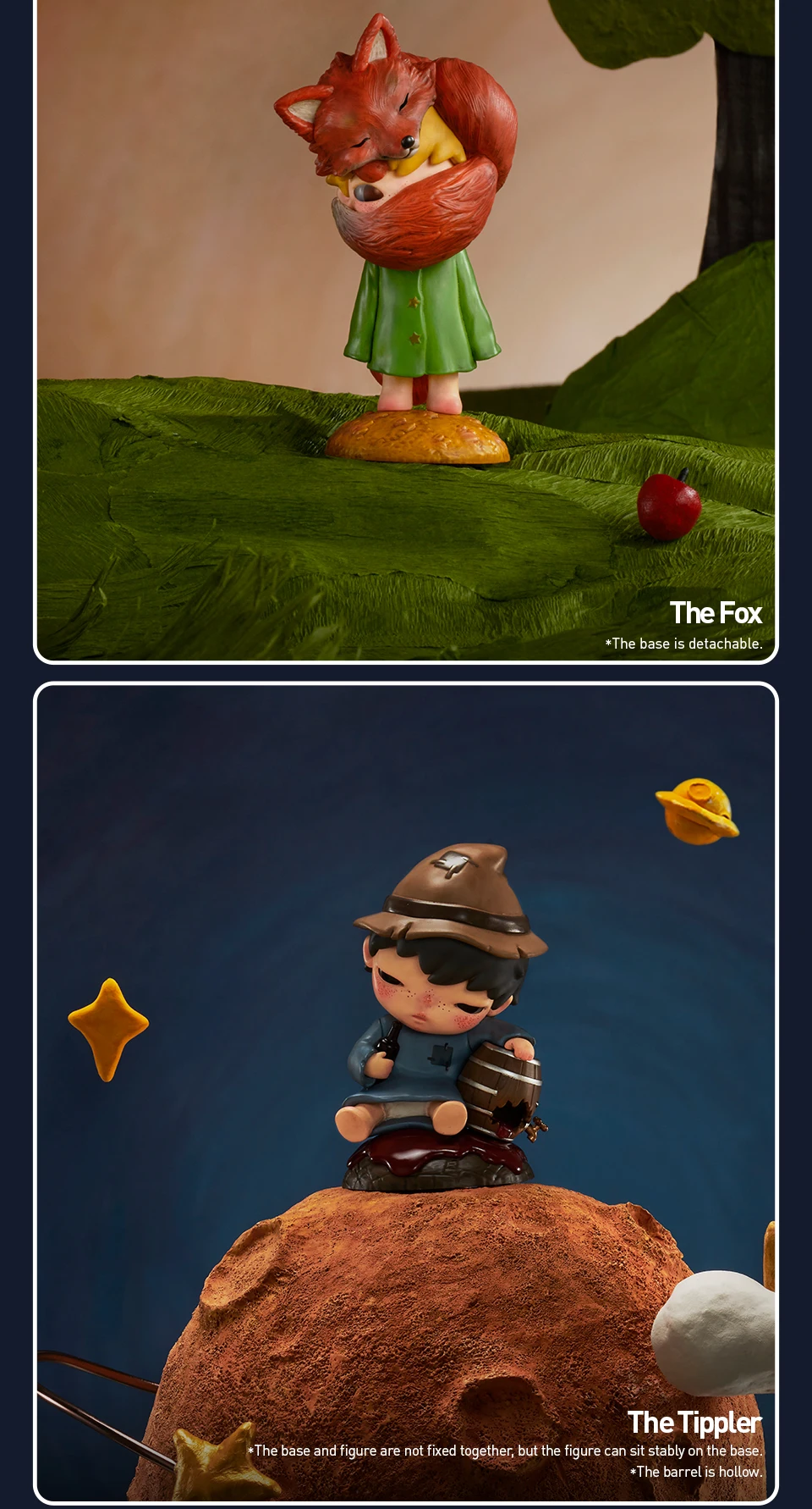 POP MART Hirono Harry Potter Hirono Le Petit Prince Serie Blind Box Spielzeug Mystery Box Überraschungs-Actionfigur Modell Geschenk – Detail 30