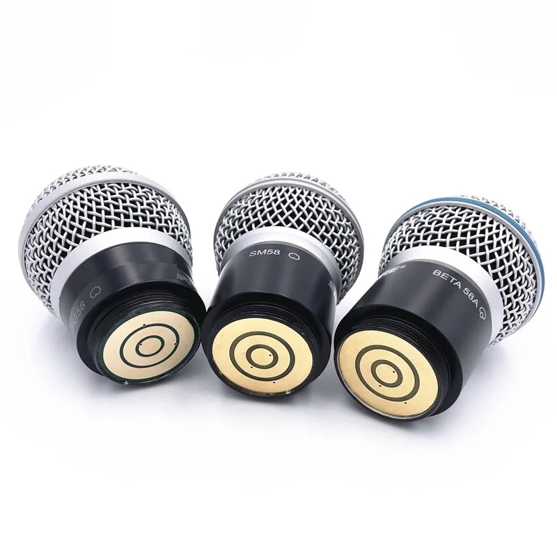 BETA58A SM58 PG58 Upper Steel Microphone Core Parts FOR SLX2 PGX2