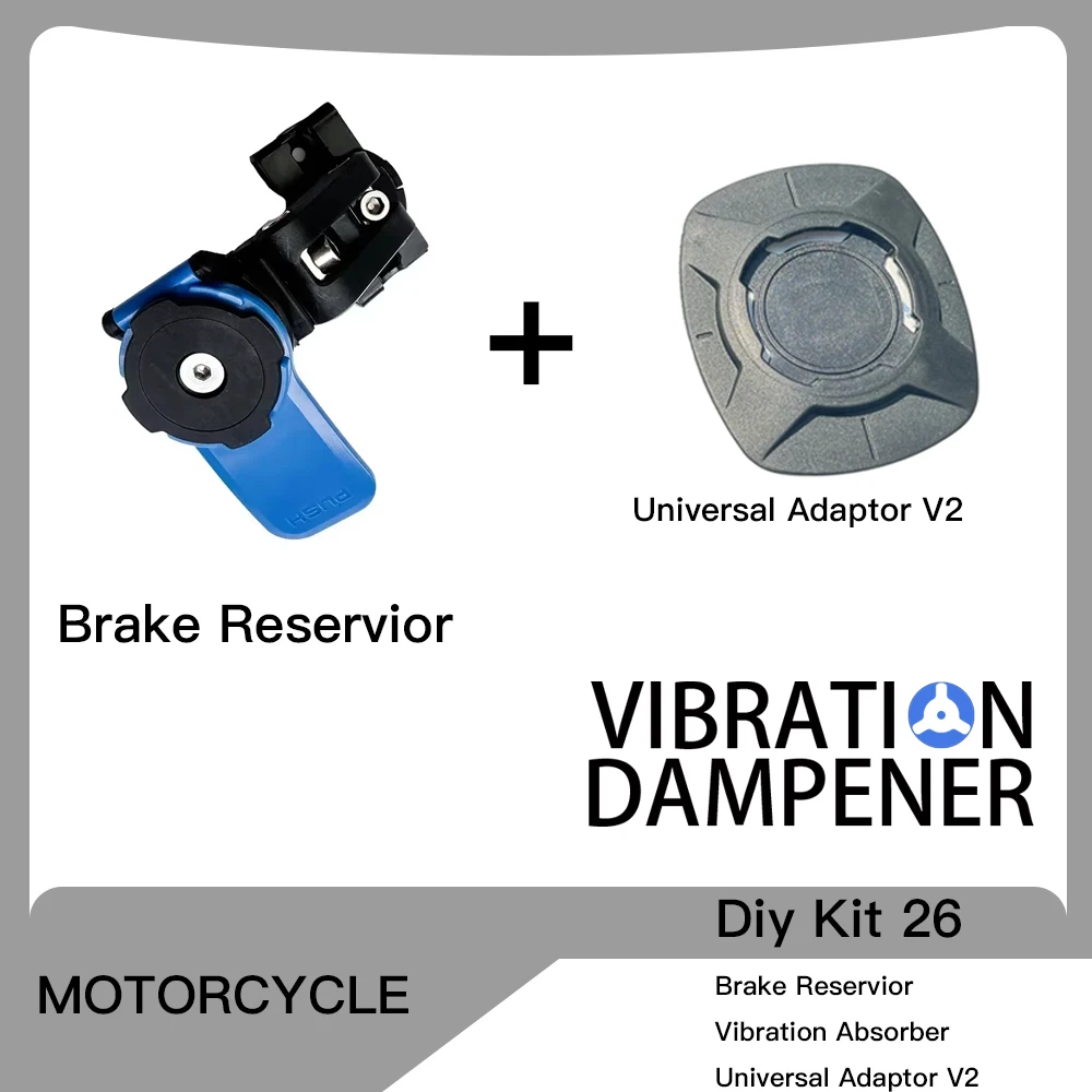 Motorstuurklem Stuurpen Vorkhouder PRO Houder Telefoonhouder Trillingsdemper MAG Universele adapters Draadloze oplader