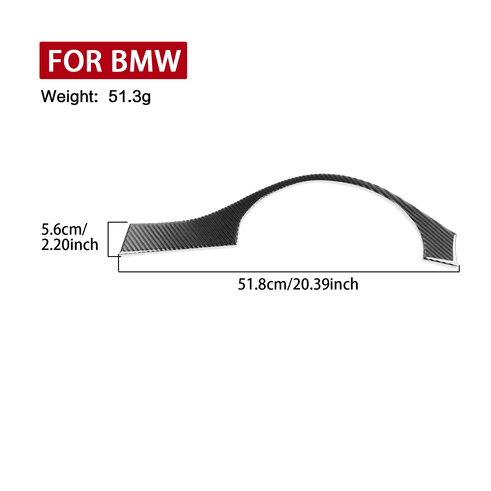 For BMW 3 Series E90 E92 M3 2005-2012 Instrument Speedometer Frame Panel Cover Carbon Fiber Car Accessories Decoration Sticker - view 3