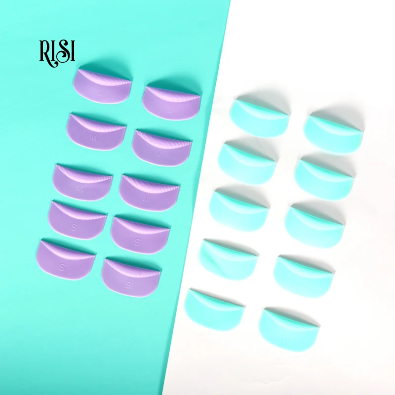 RISI New Design Shield Lash Lifting L Curl Lash Lift Tools Lash Lift Pads Super Soft Eyelash Curler Pads Lash Lift Shields