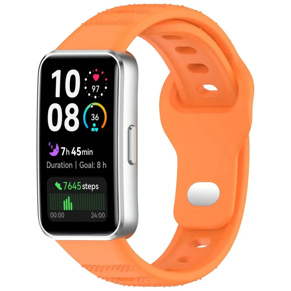 Новый силиконовый ремешок для часов, регулируемый сменный ремешок для часов, красочный браслет для Huawei Band 10/9/8, аксессуары для умных часов