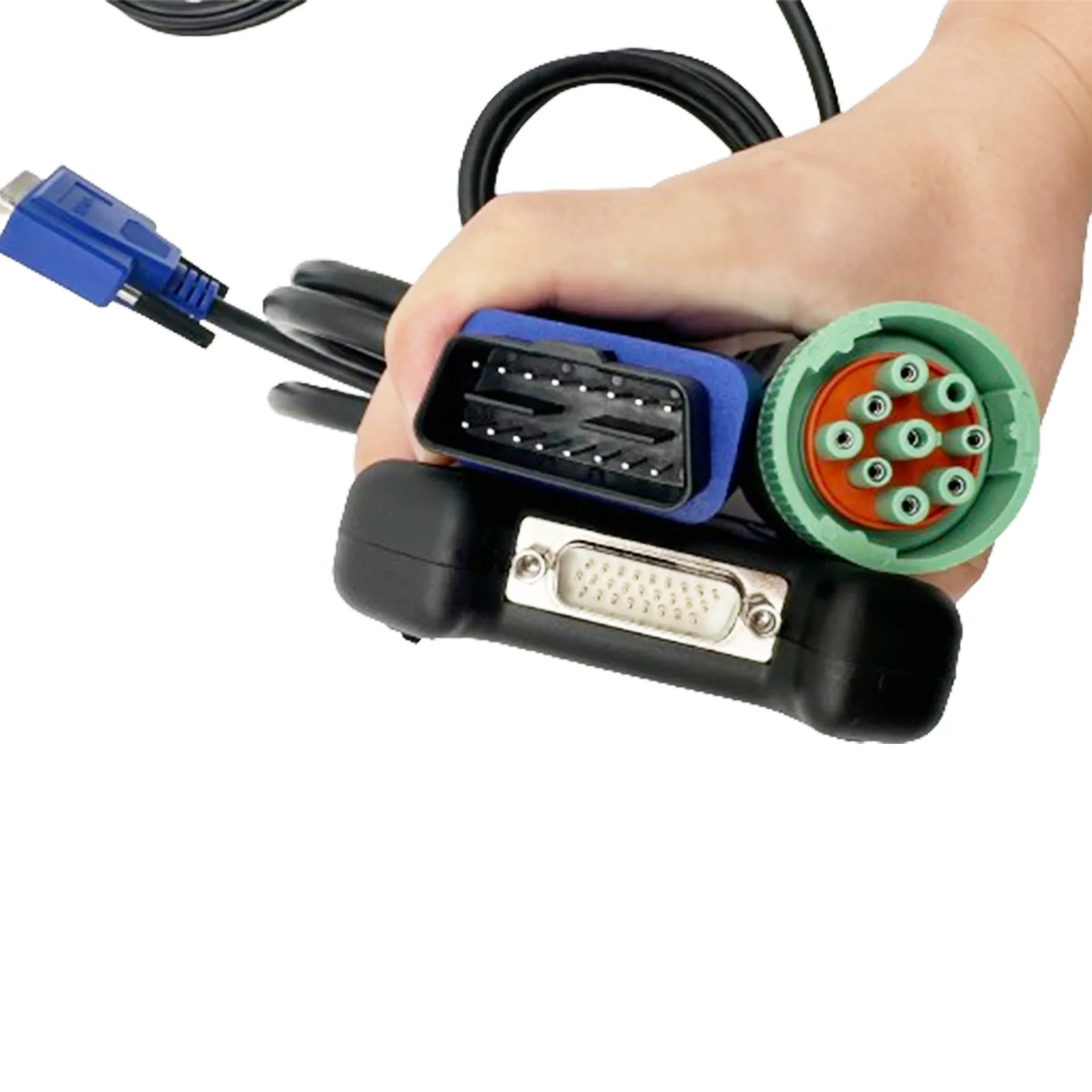 NEXIQ 3 USB رابط أداة تشخيصية 121054 N3 سائق شاحنة عالمية حفارة ديترويت ديزل رابط البيانات محول الماسح الضوئي
