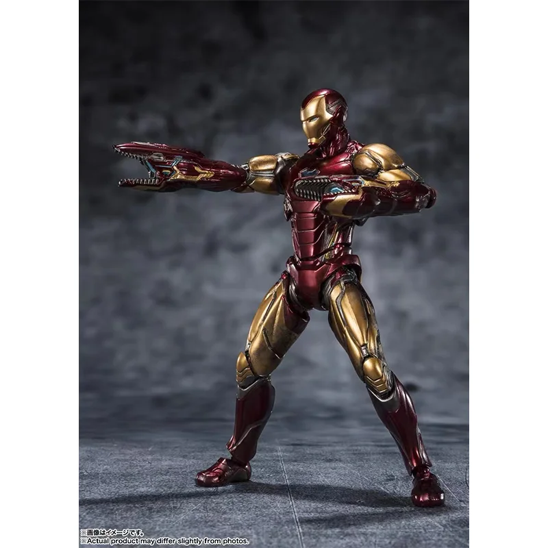 100% Original S.h.figuarts SHF Avengers Endgame Iron Man Mk85 Thanos In Stock Anime Action Collection Figures Model Toys