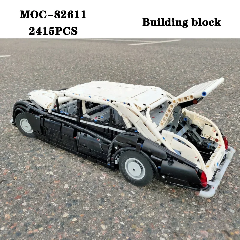 Classic Building Block MOC-82611 Super Sedan High Difficulty Splicing Parts 2415PCS Adult and Children's Toy Birthday Gift