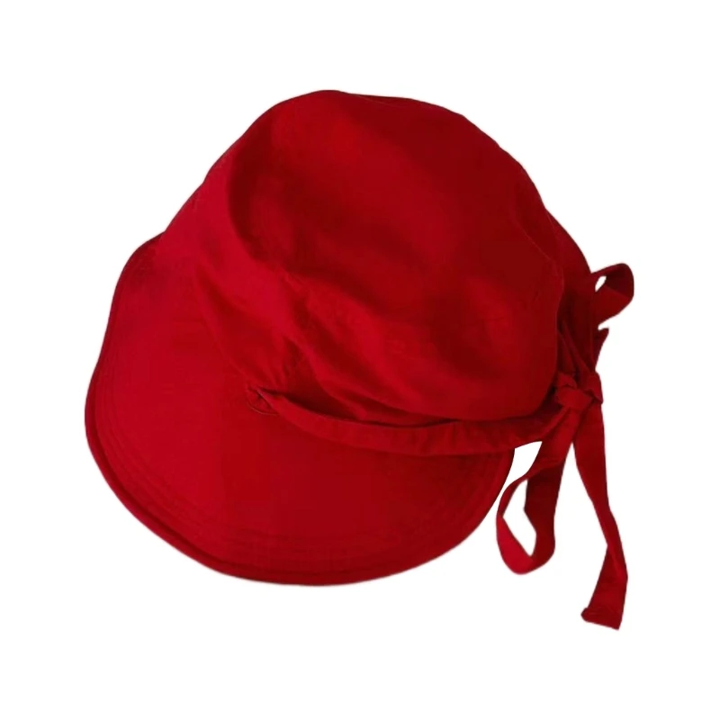 Elegant Fisherman Hat Bowknot Quick Drying Bucket Hat For Girls Versatile Fashion Bowknot Hat Bucket Hat Sport Wear