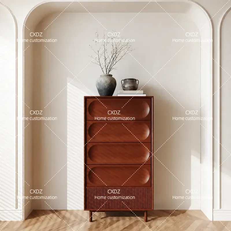 Nordic Creative Bucket Cabinet Modern Simple Storage Locker Light Luxury Entryway Console Table Home Furnishing Decor
