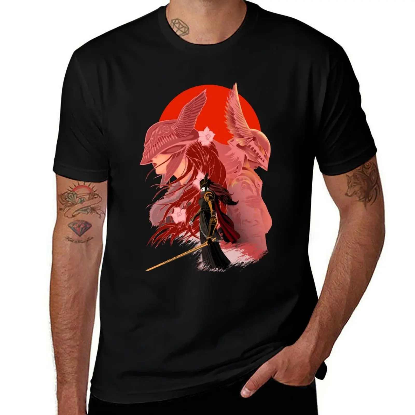 malenia the goddess blade T-Shirt Urban Casual Loose Fit Tee T-Shirt