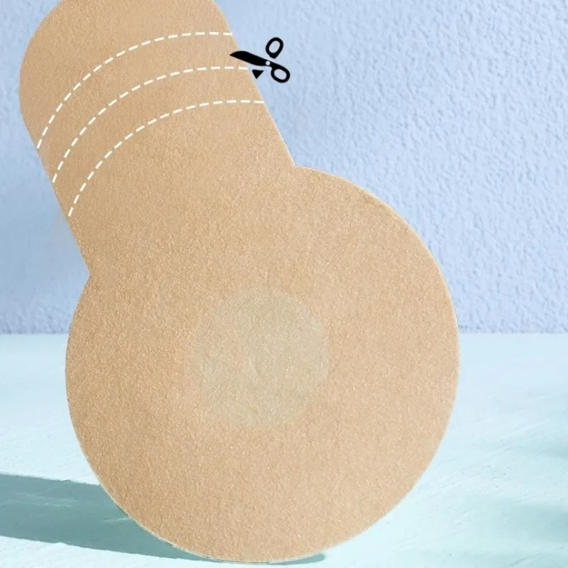 Convenient Lifting Chest Patch Adhesive Bra Pad Unstimulating Breast Sticker Anti Convex Point Nipple Cover Women Chest Paste image 5