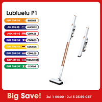 Lubluelu P1 Cordless Vacuum Cleaner Lightweight Floor Washer Edge Cleaning Smart Home（Type C Charging Line, without Charger)