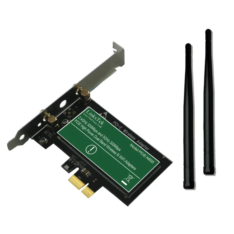 Двойная полоса PCIe Wireless Card Adapter WiFi для домашнего и офисного использования