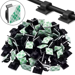 Car Wire Tie Cable Clips Self-Adhesive Cable Driving Recorder Wire Management Wrap Cable Clamp Bracket Charging Data Line Clip
