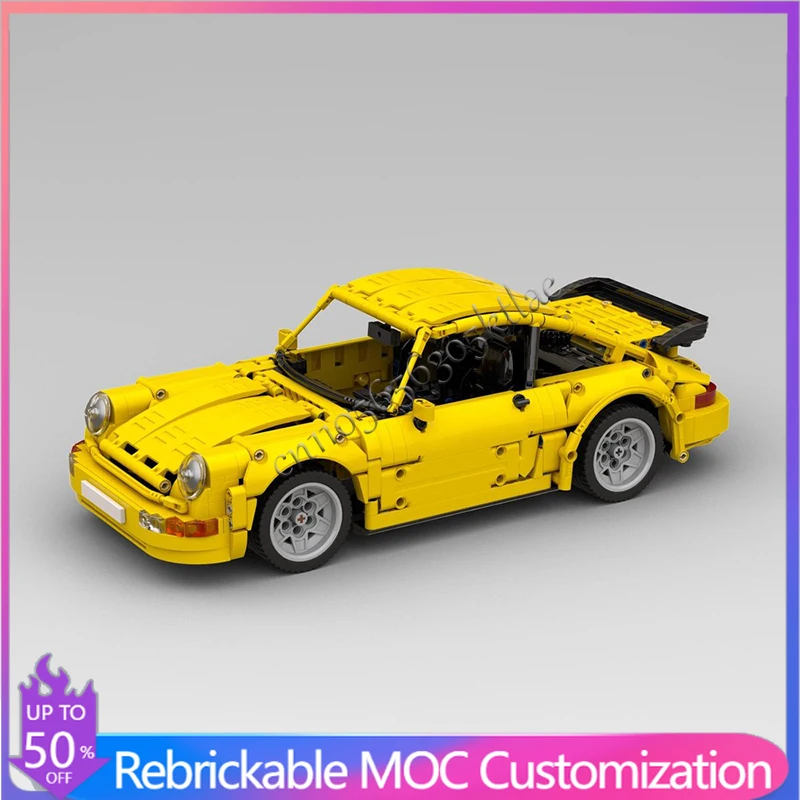 

Набор для сборки модели скоростного спортивного автомобиля MOC из 1450 деталей, креативный конструктор для детей, подарок на Рождество