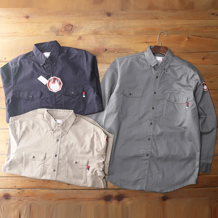 

Large Size Spring Autumn Pure Cotton Workwear irt Men's Long Sve Hip Hop Loose Street Sle Breathable Wear Resistant Su...