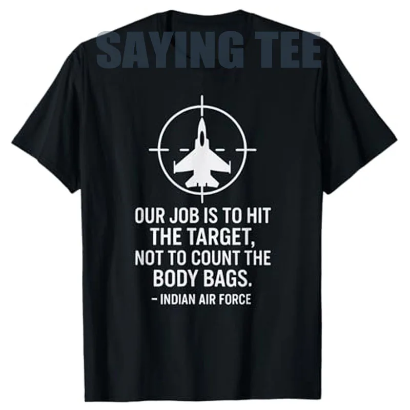 

Our Job Is To Hit The Target T-Shirt Letters Printed Sarcastic Saying Tee Y2k Streetwear Clothes Summer Fashion Short Sleeve Top