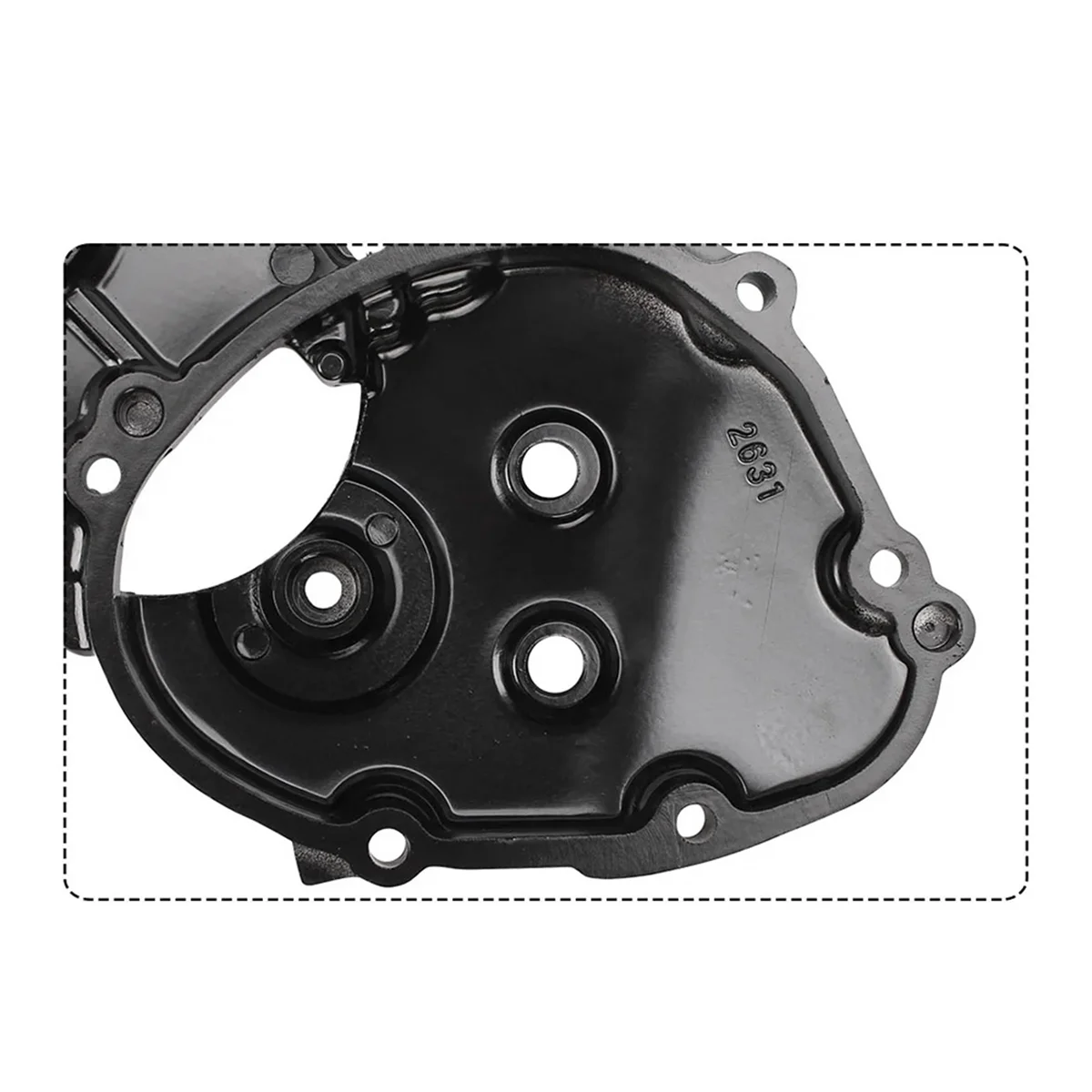 Engine Cover Motor Stator Cover Crank Case Protector Crankcase Cover Right for Kawasaki ZX10R 2006-2007