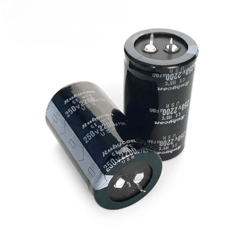 

2pcs 250V 2200uF Aluminum Electrolytic Capacitor for Audio Amplifier Power Supply