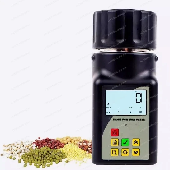 High-Precision Grain Humidity Tester - New Smart Hygrometer for 25 Grains (Corn, Wheat, Peanut Seeds)