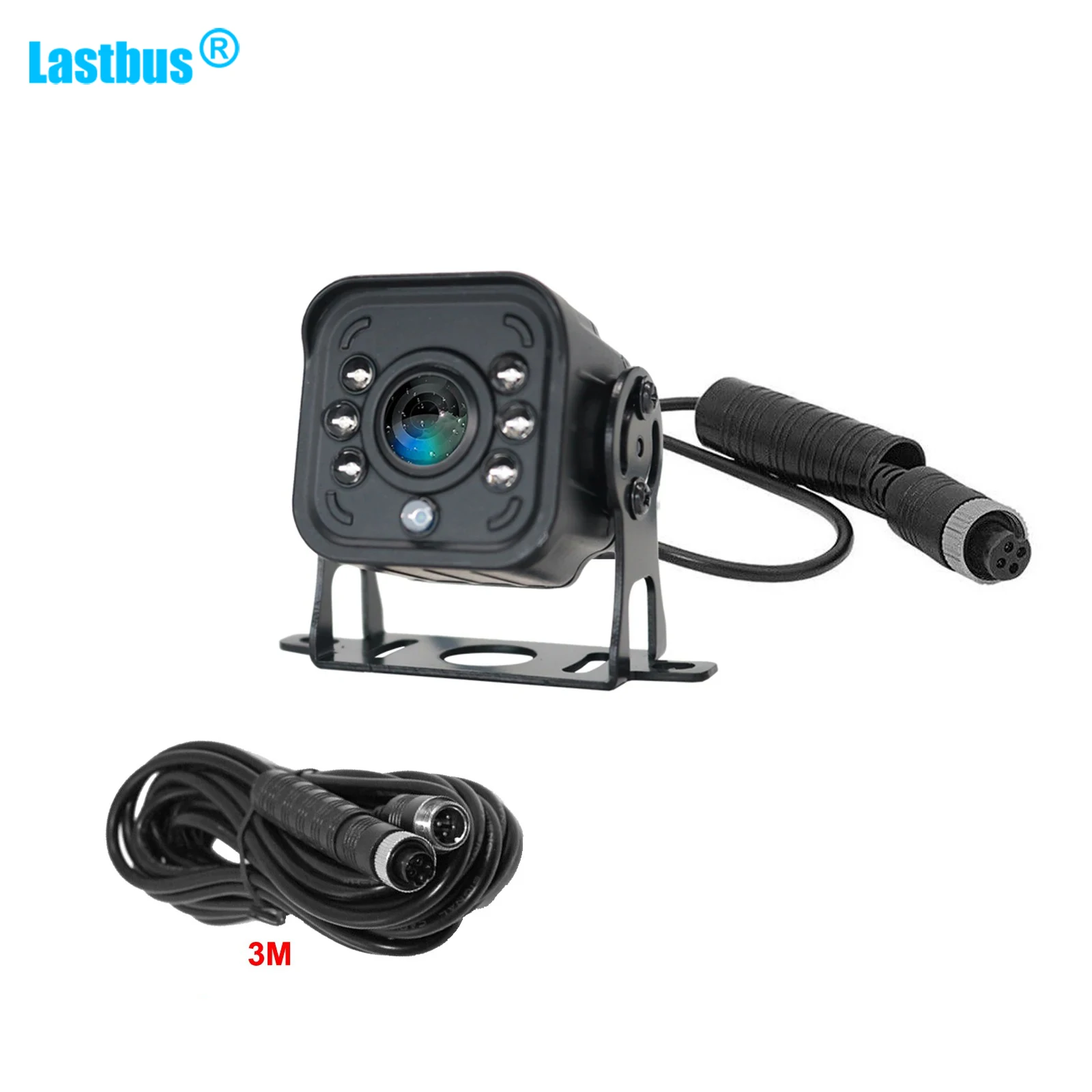 

Lastbus Metal Case Mini 4PIN AHD 1080P Rear View Backup Camera 6 IR PAL 120° Wide View Angle For MDVR Truck AHD Monitor Screen