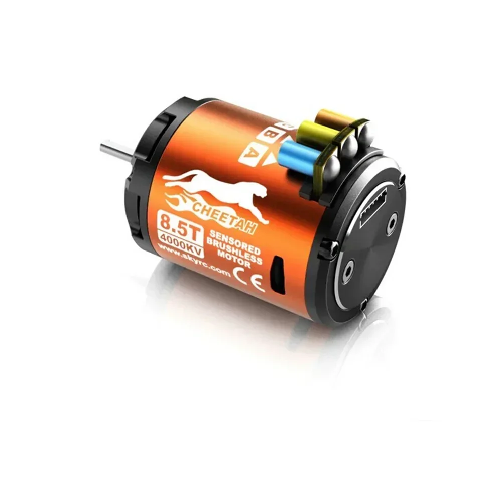 SKYRC Cheetah 1/10 CS60 60A Sensored ESC with 8.5T-21.5T Brushless Motors (4000KV-1600KV) for high-performance RC cars