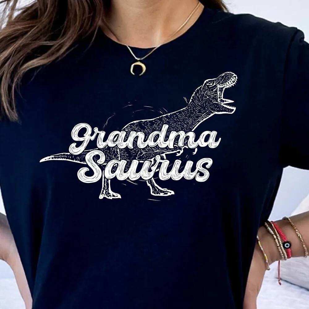 Grandma Saurus T Shirt Mom Day'S Loving