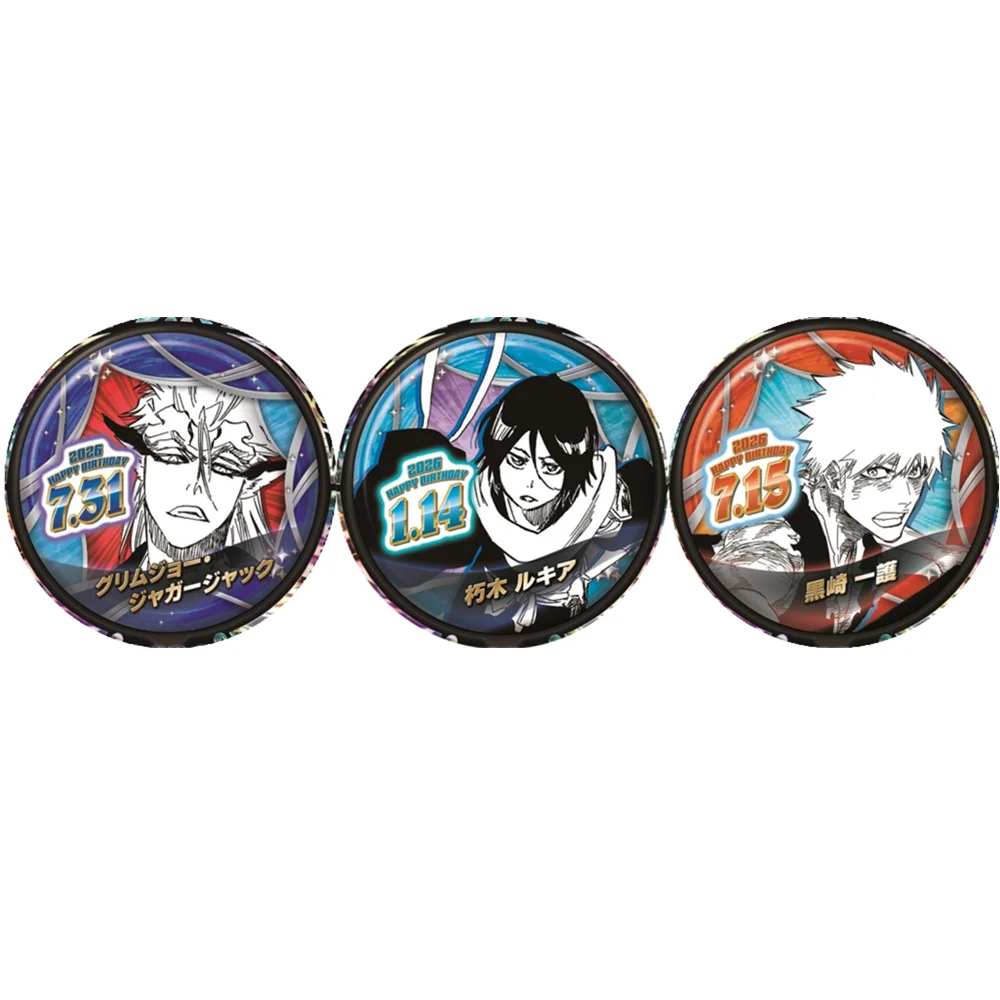 58mm Anime BLEACH Grimmjow Jaegerjaques Kuchiki Rukia Kurosaki Ichigo Cosplay COSTUME Badge Pin SPTE Tinplate Brooch Prop Gift