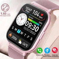 Reloj inteligente LIGE para mujer, completamente táctil, esfera personalizada, Monitor de ritmo cardíaco y sueño, relojes impermeables, reloj inteligente deportivo para Fitness, pulsera para mujer