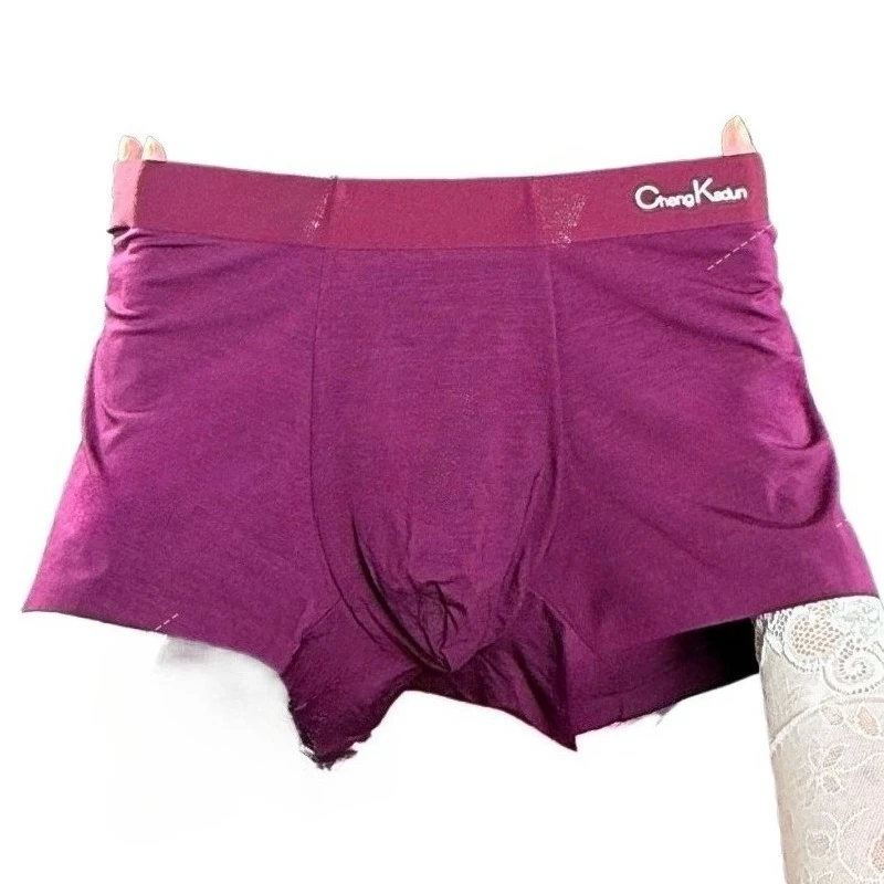 Hongyun Fu Modal Happy New Year Means Underwear Skin-friendly Comfortable Elastic Breathable and Seamless Men's Boxer Underwear