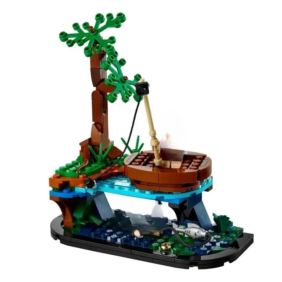 Anneaux de seigneur créatifs, blocs de construction Shire Smeagol et Deagol avec figurines, briques à assembler, jouet cadeau pour adulte